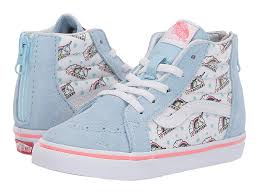 Vans Kids Sk8 Hi Zip Toddler Girls Shoes Unicorn Cool