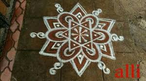 Pin By Almeena On Kolangal Simple Rangoli Rangoli Designs Design