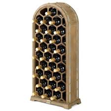 Ranger sa chambre ne sera plus une corvée. Etagere Pour Rangement Vin Teinte Rustique Forme Dome