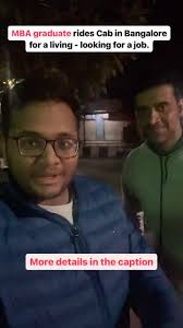 Lijo V Jacob, is an MBA graduate who dropped me in his cab from Airport via  @quickridein yesterday in Bangalore., On the way, while talking came to  know that he is from Kerala and an MBA graduate who ...