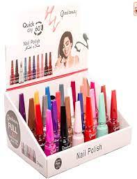 مجموعة طلاء اظافر مناكير متعددة الالوان عدد 24 قطعة dry nails dry nail polish quick dry nail polish