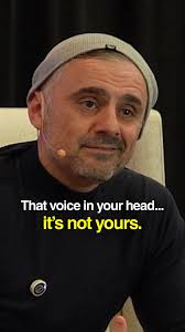The voice in your head that is cynical, negative, dark isn’t yours …. Your  voice believes in you, sees hope, has practical optimism it’s his been  drowned out with the outer voice that was instilled in ...