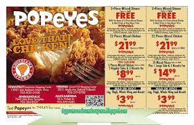 Free Printable Popeyes Chicken Coupons Popeyes Chicken Chicken Free Printable Coupons