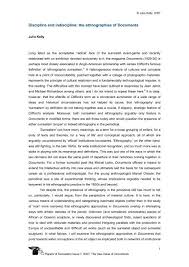 Collaboration across disciplinary borders is increasing, as problems do not neatly fall into categories: Discipline And Indiscipline The Ethnographies Of Documents
