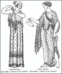The Women In Ancient Greece Were Responsible For Making The Clothes For Her Family First They Would Ancient Greek Dress Greek Costume Ancient Greek Costumes
