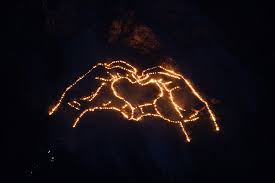Die sommersonnenwende, ist dieses jahr wieder im takt. Bergfeuer