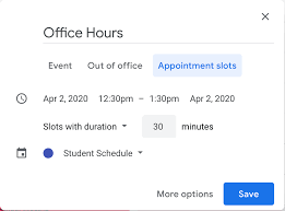 Google calendar has more tricks up its sleeve than you may realize. Offering Remote Office Hours And Advisee Meetings College Of Arts And Sciences