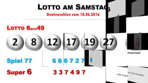 Uhrzeit der ziehung und annahmeschluss der lottozahlen. Ziehung Lottozahlen Lotto Vom Samstag 18 Juni 2016 Youtube