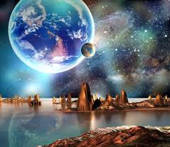 How to setup a wallpaper android. Alien Planet Wallpaper Wall Mural