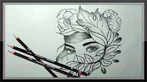 See more ideas about pencil drawings, drawings, cool pencil drawings. Cool Pencil Drawing A Beautiful Face Picture Easy Youtube