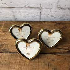 Maybe you would like to learn more about one of these? Heart Shape Picture Frames Three Tiny Easel Frame Table Top Photo Frames Gold Photo Frames Shape Pictures Heart Shaped Frame