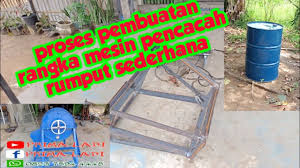 Grass) tanah, taman akan terlihat lebih rapi dan modern. Mesin Pencacah Rumput Sederhana Pemasangan Dudukan Pisau Youtube