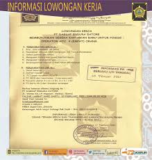 Adapun produk yang dihasilkannya berupa teh celup dengan merk dagang dandang dengan. Disnakertrans Lowongan Kerja Operator Mtc Pt Dagsap Endura Eatore