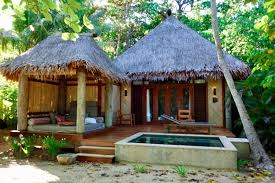 Modern Hut House Design In 2020 Beach House Design Tropical House Design Bamboo House Design