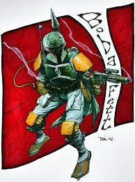 Star Wars The Empire Strikes Back Boba Fett Art By Travis Charest Star Wars Illustration Star Wars Artwork Star Wars Art