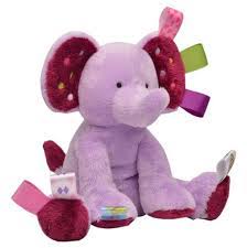 Elephant Plush Taggies Purple Stuffed Animals Elephant Plush Baby Elephant