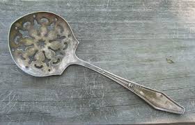 vintage silver tomato server holmes edwards jamestown pattern 1916 tarnished silverplate antique collectible zilver