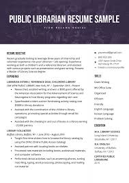 Librarian Resume Sample Writing Guide Rg