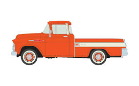 Image result for Orange 1957 Truck