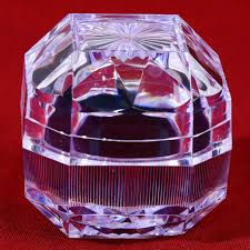 Cabilock Box Ring Display Case Jewelry Holder Pill Case Container Transparent Storage Case Crystal Necklace Holder Clear Ring Holder Jewelery  - Product from Amazon