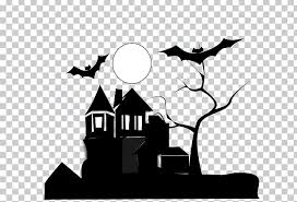 black and white haunted house png clipart black branch cartoon computer wallpaper desktop wallpaper free png white haunted house png clipart black