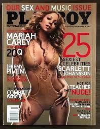 RARE USA Collectable March 2007 Playboy Magazine Mariah Carey Music Issue |  eBay