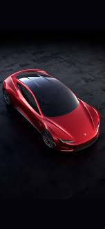 Desktophdwallpaper Org Tesla Roadster Roadster Car Roadsters