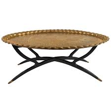 Mid Century Modern Moroccan Style Tray Coffee Table 1stdibs Com Moroccan Style Modern Moroccan Coffee Table