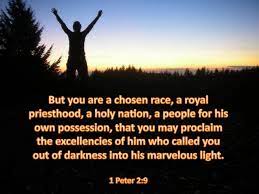 2may grace and peace be yours in abundance through knowledge* of god and of jesus o. 1 Peter 2 9 But You Are A Chosen Race A Royal Priesthood A Holy Nation A People For God S Own Possession So That You May Proclaim The Excellencies Of Him Who Has