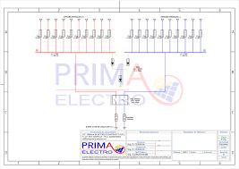 Schema electrica a unui tablou de distributie este un desen pe care sunt reprezentate in mod conventional aparatele electrice care intra in compunerea circuitelor 12 se reda schema monofilara a unui tablou simplu de distributie, suficienta pentru citirea si echiparea electrica respectiva. Proiecte Puse Pe Hartie Prima Electro