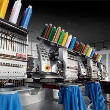 Melco Emt16x Commercial Embroidery Machine Commercial Embroidery Machine Industrial Embroidery Machines Melco
