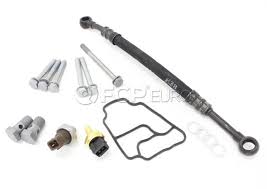 bmw engine oil filter housing gasket kit 11421719855kt fcp euro