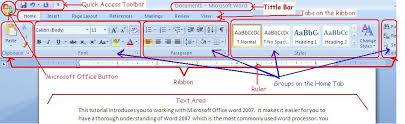Working With Microsoft Office Word 2007 Microsoft Office Word Office Word Word 2007