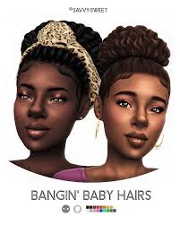 A dazzling collection of hairstyles await our toddler and child sims, you must only open the book. Best Sims 4 Edges Cc For Perfect Baby Hairs Fandomspot