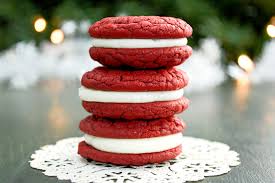 Gradually add to creamed mixture, beating until well blended. Red Velvet Cookies Kitchen Gidget