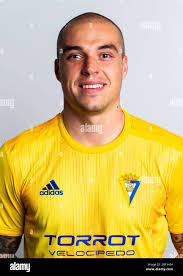 Jorge Marcos Pombo Escobar of Cadiz CF during spanish La Liga match between  Levante UD and Cadiz CF at Ciutat de Valencia Stadium