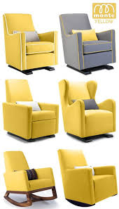 Modern Rocking Chairs For Nursery Modern Rockingchair Glider Baby Nursery Yellow Rocking Chair Nursery Modern Nursery Furniture Nursery Rocker Recliner