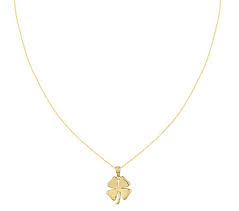 Sweeter after difficulties thistle necklace $ 89.00 usd. Four Leaf Clover Pendant W 18 Necklace 14k Qvc Com