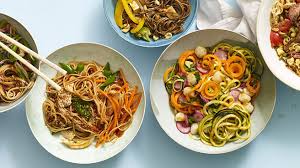 Ginger chicken with mushrooms and noodles. Healthy Chinese Noodle Recipes Eatingwell