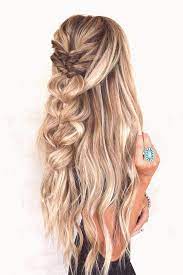 Twisted Half Updo With Braids Long Hair Styles Wedding Hairstyles For Long Hair Hair