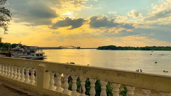 Fim de tarde na prainha de Corumbá MS ❤️