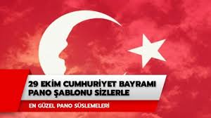 29 ekim cumhuriyet bayramı gelirken okullarda da panolar süslenmeye başlıyor. 29 Ekim Cumhuriyet Bayrami Pano Sablonu Haberimizde 29 Ekim Pano Calismalari Nasil Yapilir
