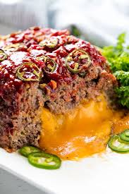 Jalapeno Cheddar Stuffed Meatloaf Recipe Meatloaf Recipes Meat Loaf Recipe Easy Meatloaf
