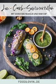 Leichte Sommerrollen Mit Shirataki Nudeln Rezept Shirataki Nudeln Rohkost Rezepte Fitness Lebensmittel