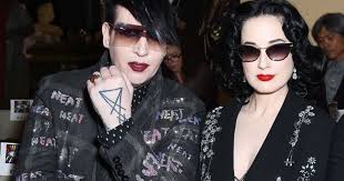 © getty dita von teese and marilyn manson at the cannes film. Who Is Marilyn Manson Dating Dita Von Teese To Evan Rachel Woods A Look At His Tumultuous Love Life Meaww