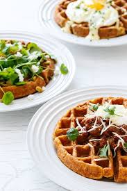 Cornbread Waffles Food Savoury Food Waffle Recipes