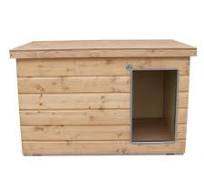 PawHut Casa De Madera Para Perros Al Aire Libre Con Porche, Refugio Elevado  Para Perros Estilo Cabau00f1a Con Techo De Asfalto, Puertas Y Ventana De ...
