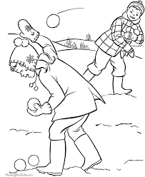 Christmas Coloring Pages Snowball Fight Coloring Pages Winter Christmas Coloring Pages Coloring Book Pages