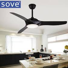 2020 52 Inch Led Brown White Black Ceiling Fans With Lights Remote Control Living Room Bedroom Home Ceiling Light Fan Lamp From Langui 401 81 Dhgate Com
