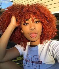 Pin By Dressedbarb On Fashion Black Hairstyles Dyed Curly Hair Burgundy Hair Cute Hair Colors
